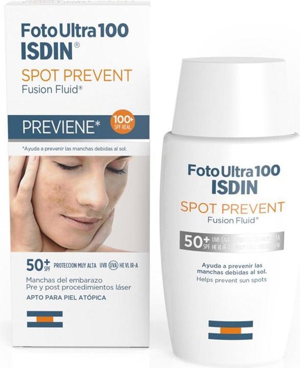Isdin FOTO ULTRA spot prevent SPF50+ 50 ml (Sonnencreme Gesicht, SPF 50+, 50 ml)