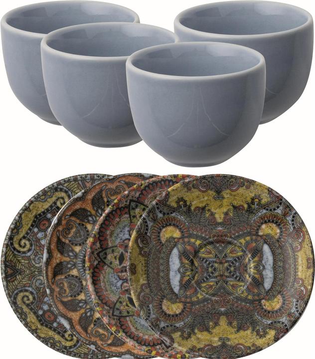 Image du produit Arthur Krupp Gobelet à espresso Mandala 100 ml, 4 pièces, Multicolore (100 ml, 4 x)