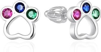 Image du produit Agato - Playful silver earrings Paws AGT-E018SC (Argent)