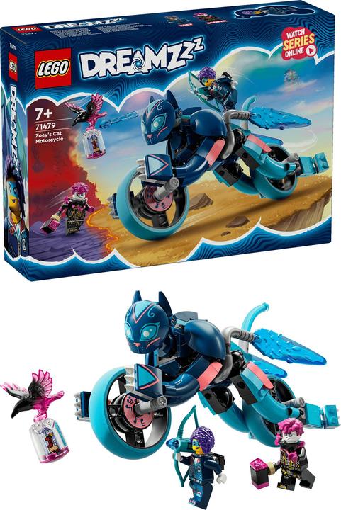 Actual product image LEGO Zoey's cat motorbike (71479, LEGO Dreamzzz)