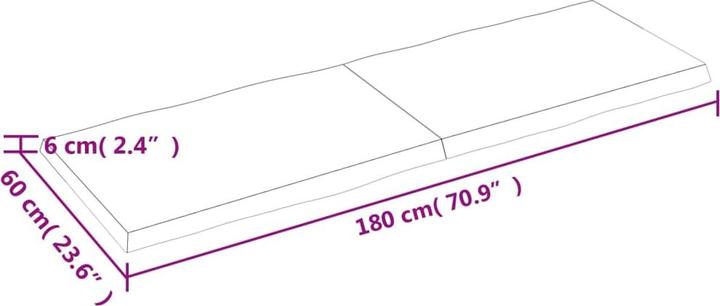 Produktbild VidaXL Aneta (180 x 6 x 60 cm)