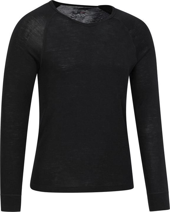 Image du produit Mountain Warehouse Mens Merino Wool V Neck Base Layer Top (XXS)