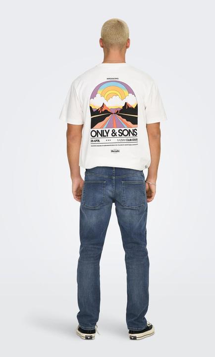 Actual product image Only & Sons ONSWEFT Mittlere Taille Normal geschnitten Jeans Slim Fit Jeans (W36/L32)