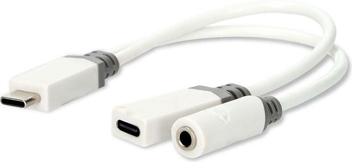 Immagine prodotto Nedis Adattatore USB-C™ | USB 2.0 | USB-C™ maschio | USB-C™ femmina / 3,5 mm femmina | 0,10 m | Rotondo | (USB tipo C, Jack da 3.5mm)