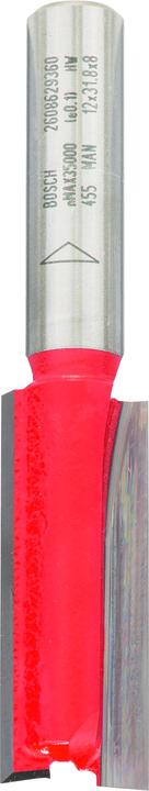 Produktbild Bosch Professional Zubehör Nutfräser Expert for Wood, Carbide, 8 mm, D1 12 mm, L 31,8 mm, G 63,8 mm