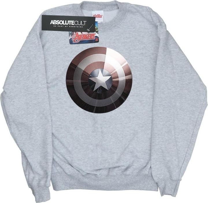 Captain America Schild Glänzendes Sweatshirt