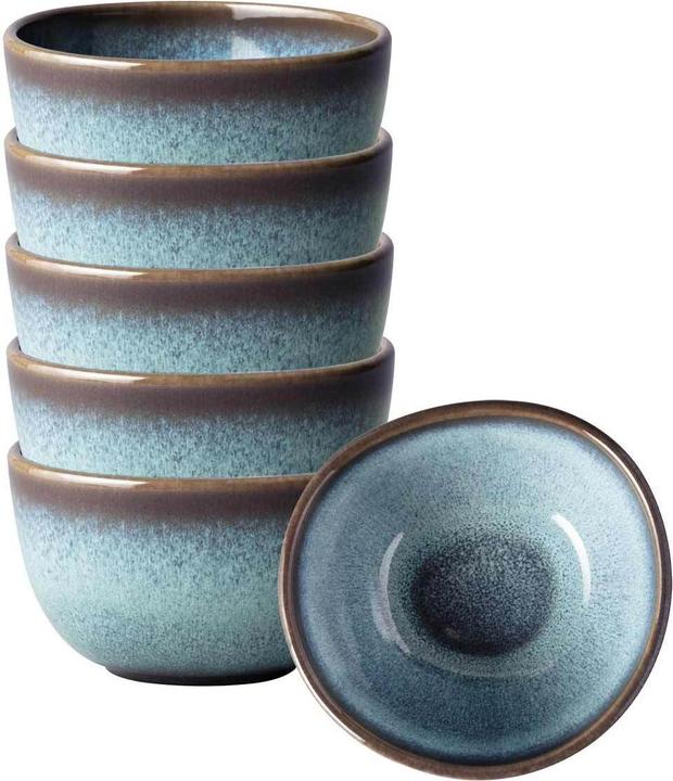 Immagine prodotto Villeroy & Boch Ciotola per snack Lave 10 cm, 6 pezzi, Azzurro