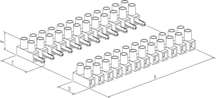 Actual product image Donau Luster terminal Pluggable (Cable ties)