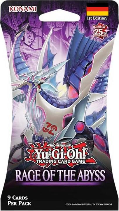 Image du produit Yu-Gi-Oh Rage of the Abyss (Allemand, Pack de boosters)