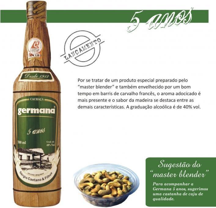 Actual product image Germana BRASIL Years (1 x 70 cl)