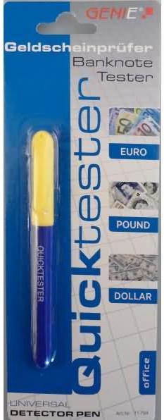 Produktbild Genie Geldschein Quicktester (Geldscheinprüfer)