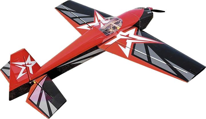 Actual product image AJ Aircraft Slick 540 51" ARF Rot/Schwarz Kunstflugmodell (Aerobatics)