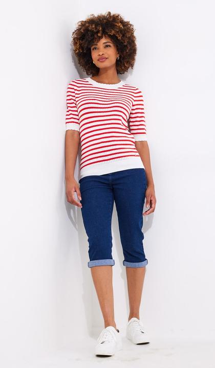 Image du produit Joe Browns Striped Knitted Top (36)