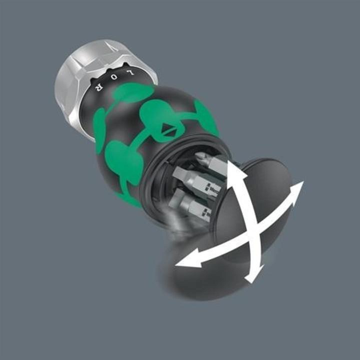 Immagine prodotto Wera Kraftform Kompakt Stubby Magazin RA 4 (Cacciavite a croce, Quadrato interno (Robertson), Slot)