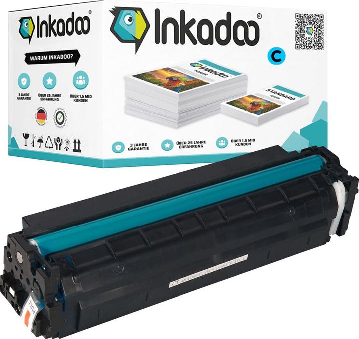 Actual product image Inkadoo Compatible toner for HP Color LaserJet Pro MFP M 277 dw (C)