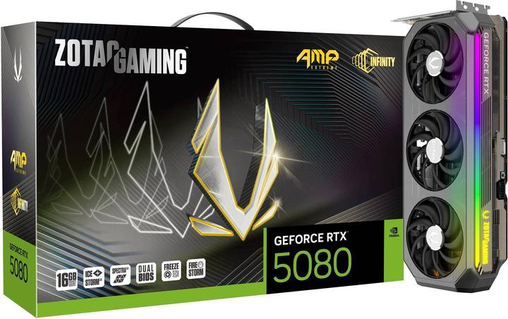 Actual product image Zotac GeForce RTX 5080 AMP Extreme INFINITY (16 GB)