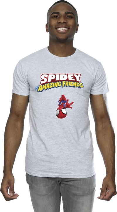 Produktbild SpiderMan Hanging Upside Down TShirt (L)