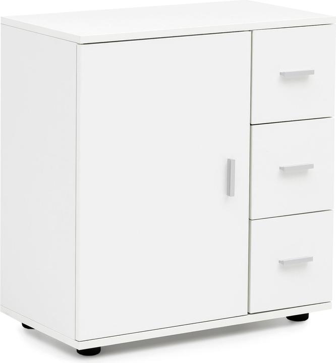 Actual product image FineBuy Bathroom Shelf Wood Veneered White
