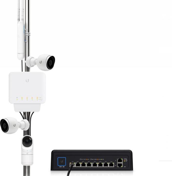 Image du produit Ubiquiti UnifiFlex:Commutateur PoE 5 ports pour l'extérieur (5 Ports)
