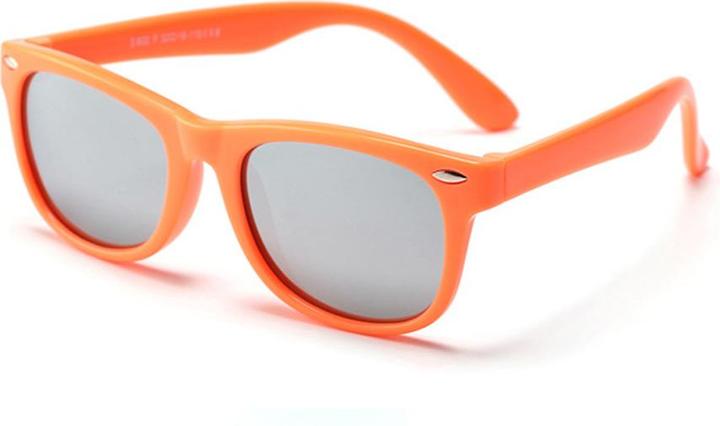 Actual product image Techsuit - Sunglasses Polarised (D802) - for Kids, UV Protection - Orange / Mercury