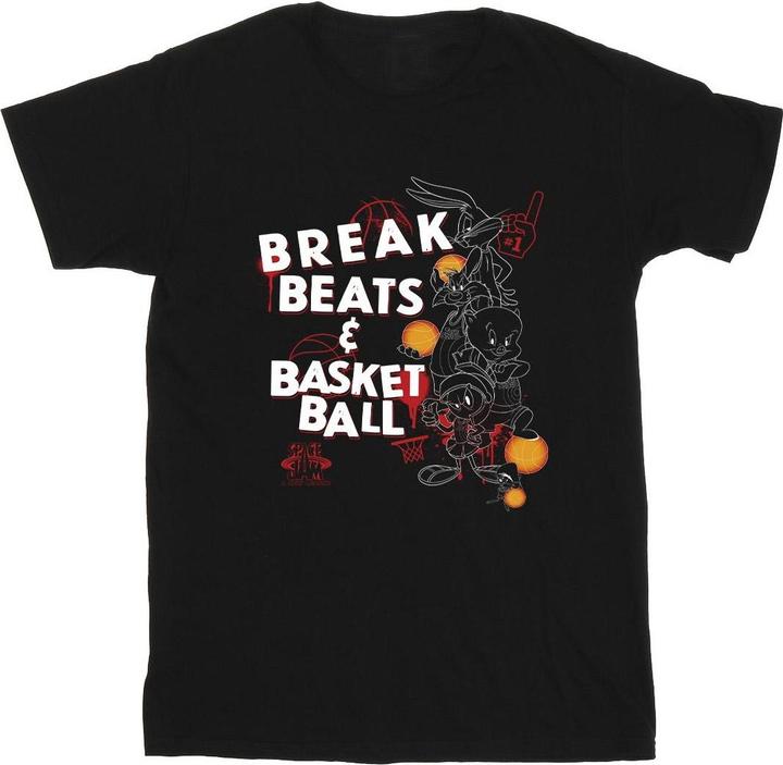 Space Jam Break Beats & Basketball TShirt (L)