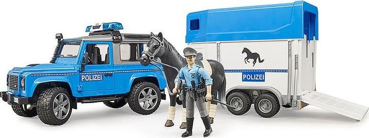 Actual product image Bruder Land Rover Defender police vehicle