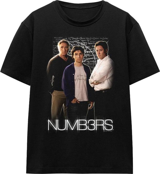 Actual product image Numb3rs Unisex Adult Equations T-Shirt (L)