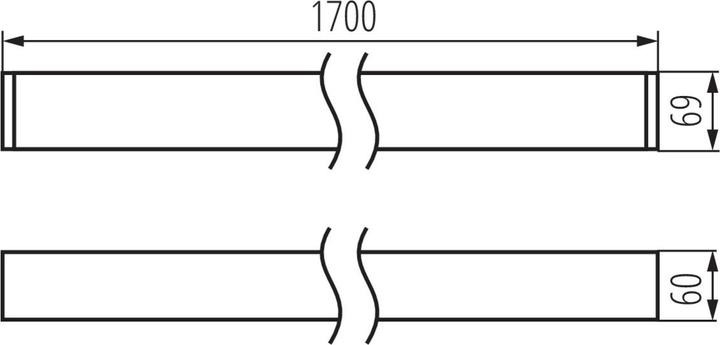 Image du produit Kanlux Lampe à LED longue portée AL-LH-NT Blanc 34081 (6300 lm)