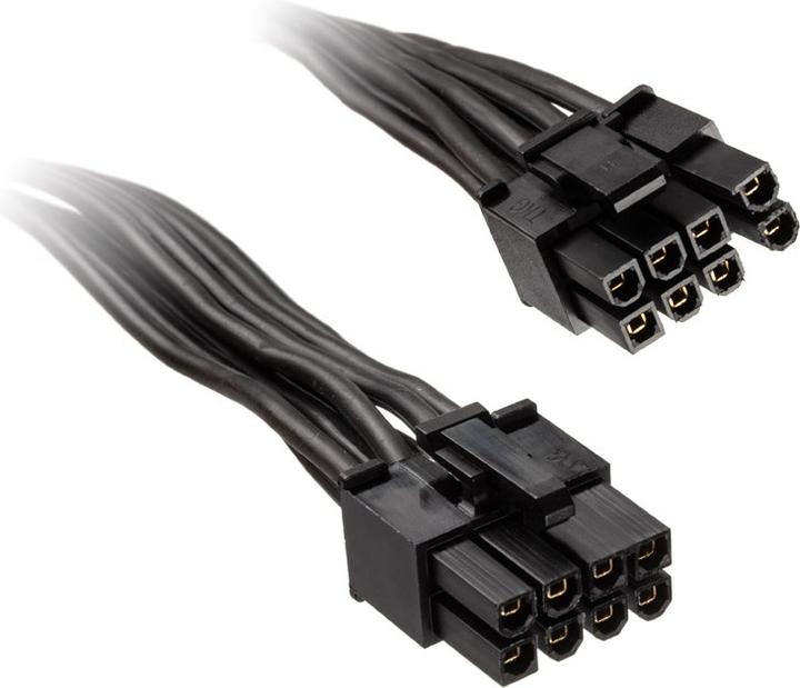 Actual product image Silverstone 8 Pin PCIe to 6+2 Pin PCIe Cable 350mm