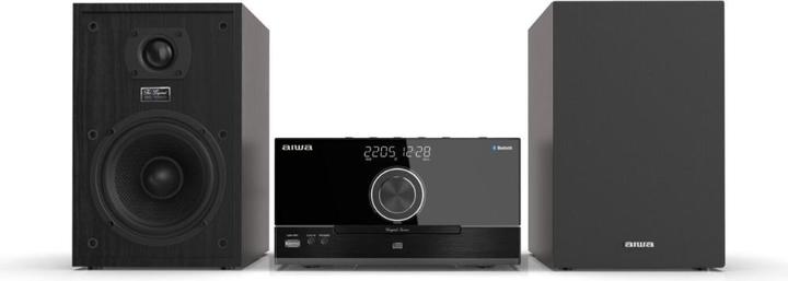 Produktbild Aiwa MSBTU-600 mikrojärjestelmä, musta (Bluetooth, CD Player, 1x 50 W)