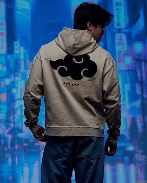 Actual product image Naruto Shippuden jumper à capuche Graphic Beige (M) (M)