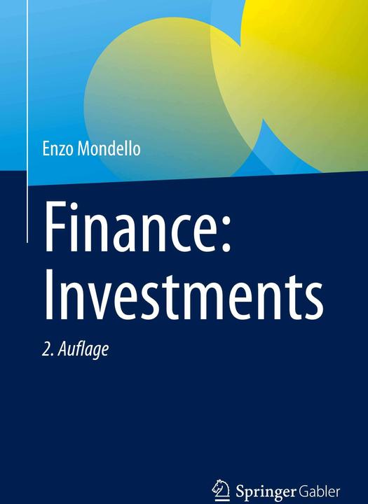 Actual product image Finance: Investments (German, Enzo Mondello, 2023)