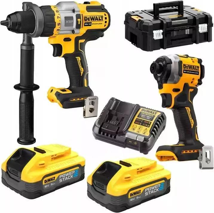 DeWalt COMBO KIT 18V DCK2052H2T (DCD805+DCF850) 2x5.0Ah POWERSTACK TSTAK