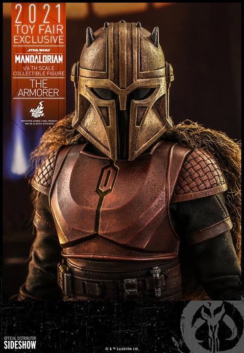 Actual product image Hot Toys Star Wars - The Mandalorian "The Armorer" 2021 Toy Fair Exclusive 1/6 Action Figure