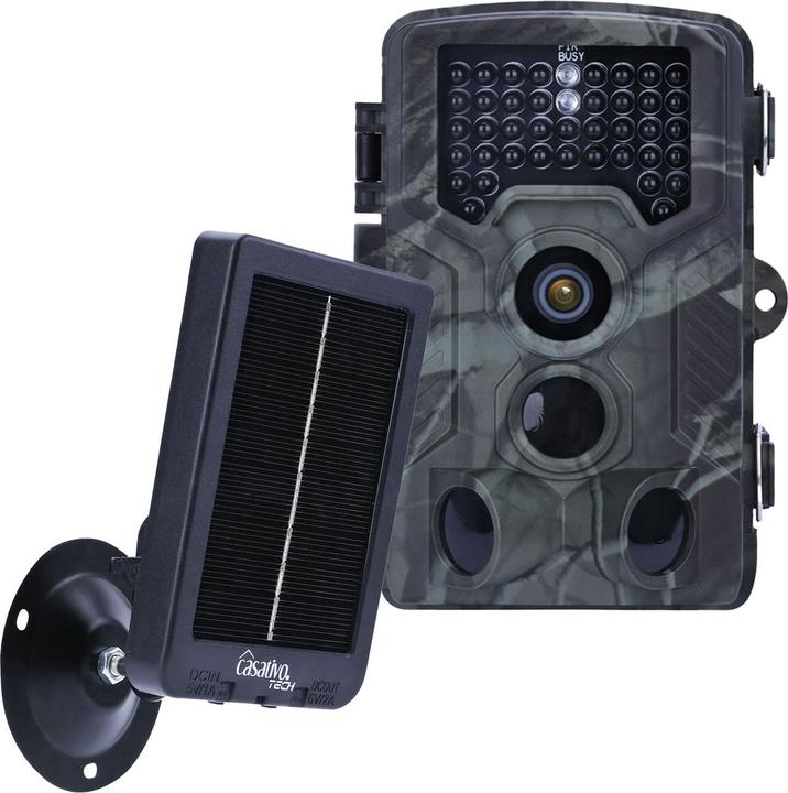Immagine prodotto Casativo Telecamera per animali selvatici Full HD con 3 sensori di movimento, batteria a pannello solare