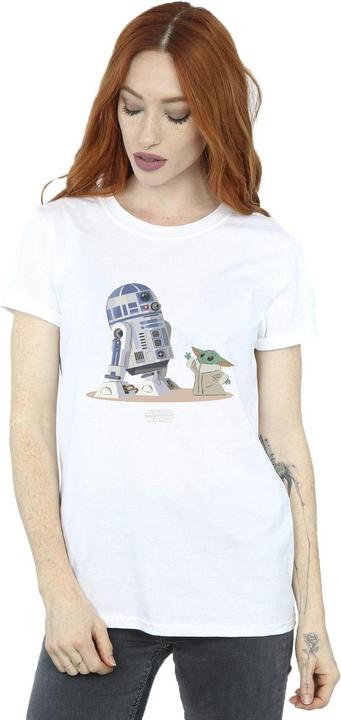 Produktbild Star Wars The Mandalorian R2D2 And Grogu TShirt (M)