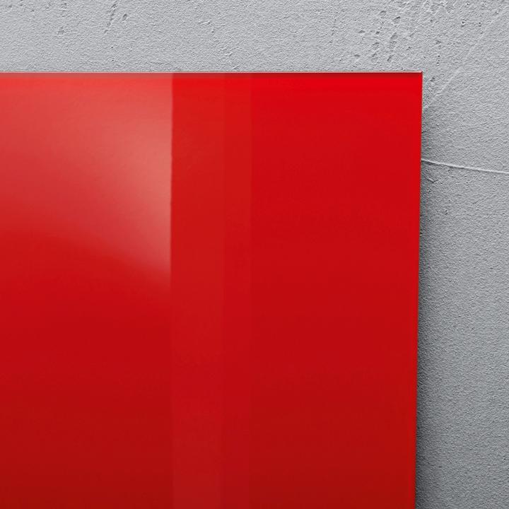Produktbild Sigel Glas-Whiteboard 120x90cm rot magnetisch Artverum