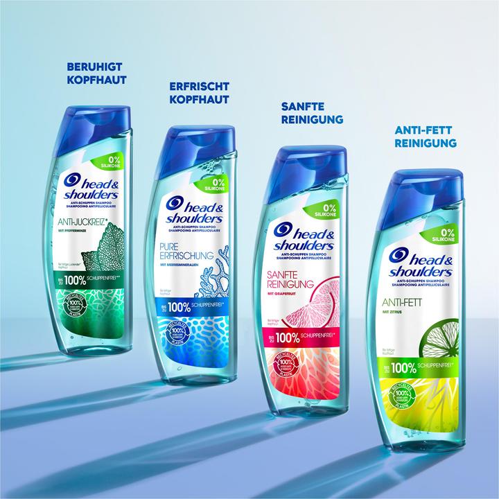 Produktbild Head & Shoulders Pure Erfrischung (250 ml, Flüssiges Shampoo)