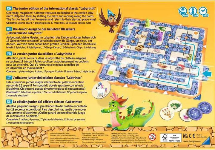 Produktbild Ravensburger Junior Labyrinth (Deutsch, Französisch, Italienisch, Englisch, Spanisch)