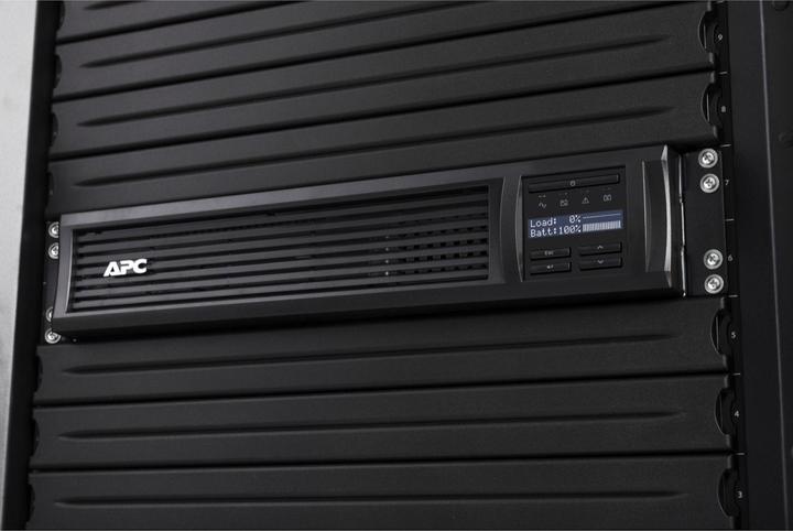 Actual product image APC Smart UPS SMT750RMI2UNC with network card (750 VA, 500 W, Line-interactive UPS)
