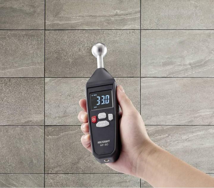 Productafbeelding Voltcraft MF-80 Materiaalvochtmeter Meetbereik bouwvocht (bereik) 0 tot 100,0% Meetbereik