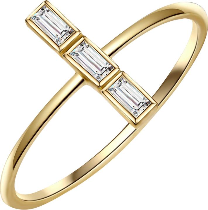 Immagine prodotto Glanzstücke München Donna Argento Cubico Zirconia Oro Giallo - 23588 (48, 925 Argento)