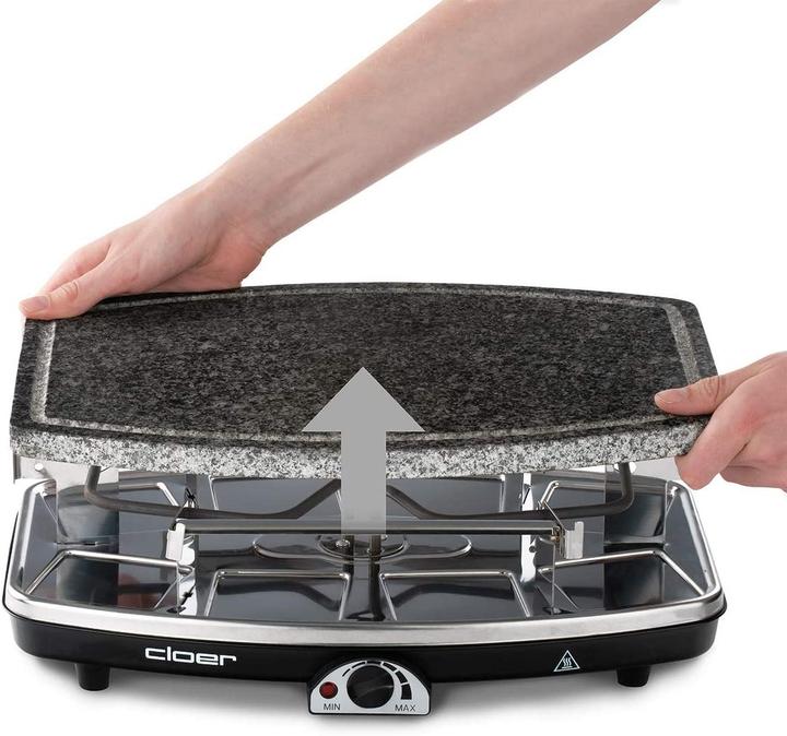 Actual product image Cloer Raclette grill natural stone 6430