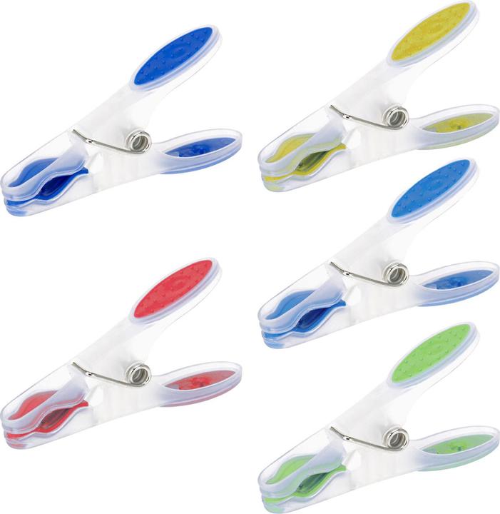 Image du produit Ultra Clean Pinces à linge Soft-Grip, 40 pièces, 5 couleurs
