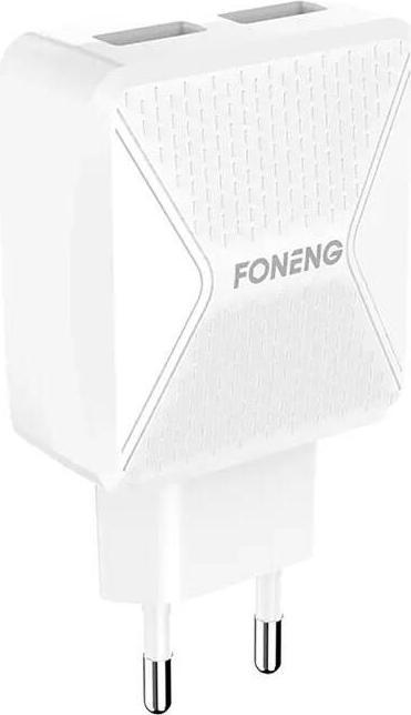 Image du produit Foneng EU35 2x USB nástěnná nabíječka USB to Lightning 2,4A kabel (bílý) (12 W)