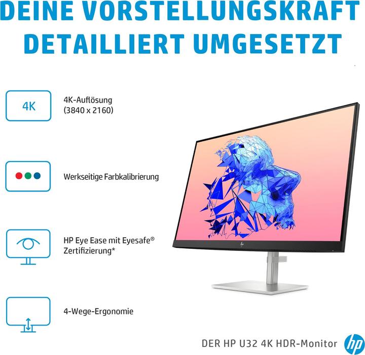 Produktbild HP U32 (3840 x 2160 Pixel, 31.50")