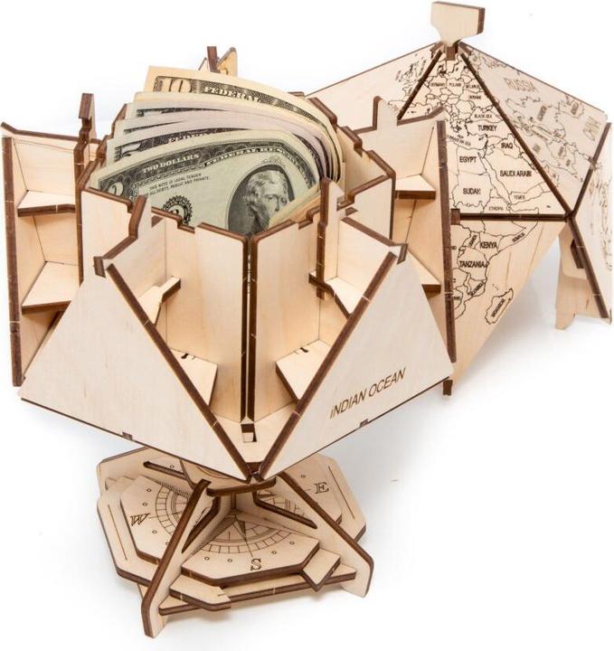 Image du produit Eco Wood Art Globe icosaédrique