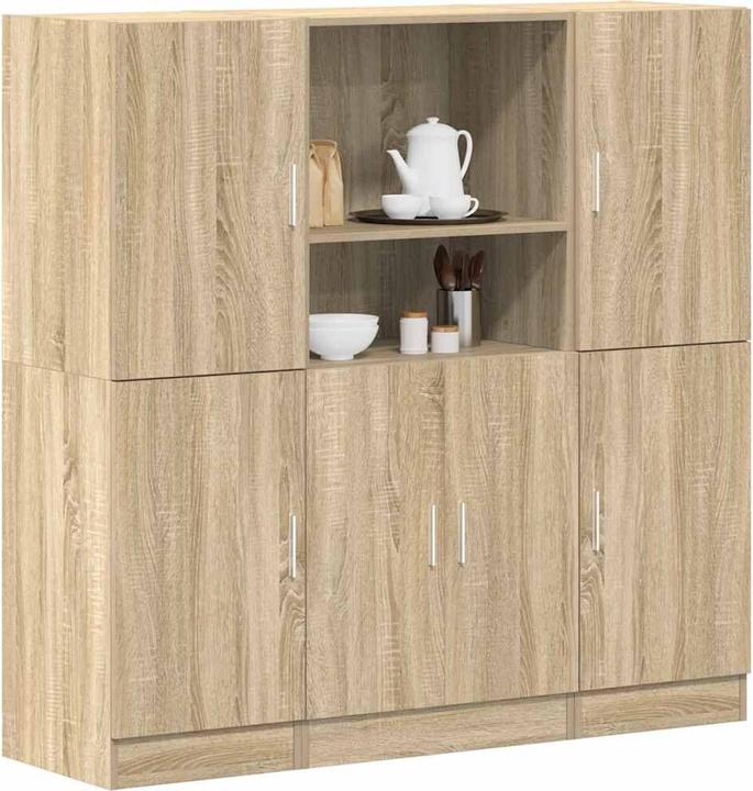 Actual product image VidaXL 3-piece kitchen cabinet set