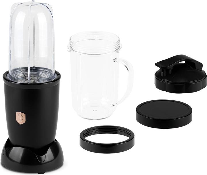 Actual product image BerlingerHaus Multifunction blender with touch control, ice crusher, black rose gold, 400 W (400 W)