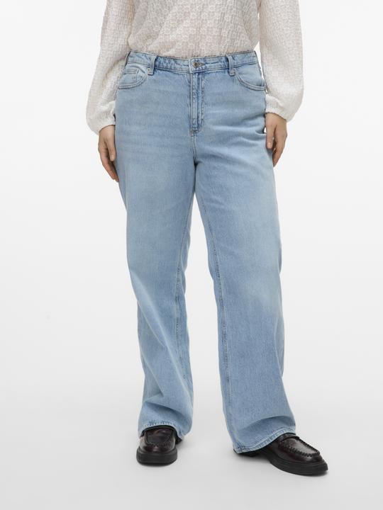 Actual product image Vero Moda VMCTESSA Hohe Taille Weiter Beinschnitt Jeans Weit geschnitten (44)